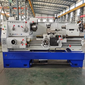 China CA6266CX1500mm Ordinary lathe machine 105mm through hole metal manual lathe machine
