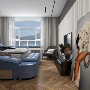 China Factory Bedroom Furniture Bedroom Sets Beds, Hot Sale Interior Bedroom Decor Bedding Set/
