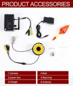 China Factory Video Recording Fish Finder Underwater WIFI 50M Deeper Wireless Smart Fishing Video Camera