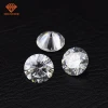 China high quality moissanite stone 4mm EF pure white VVS clarity moissanite loose gemstone