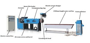 China hot sale professional plastic single screw extruder recycling machine