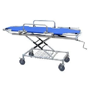 China Online Shopping Luxury Emergency Medical Stretcher Trolley For Ambulance