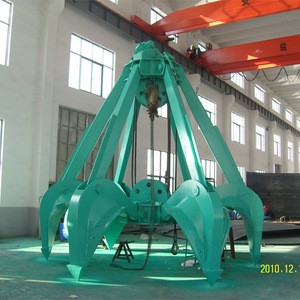 china supplier newly mechanical scrap orange peel crane grab