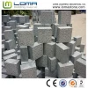 chinese flamed granite cube bushhammer granite paving stone