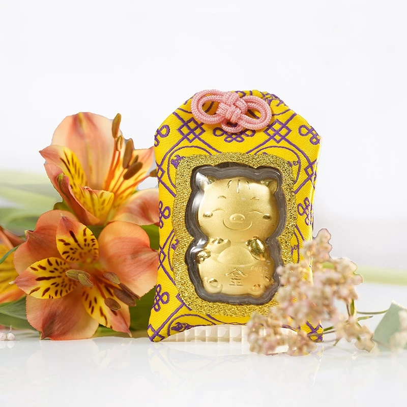 Chinese herbal protective talisman get luck in making money amulet
