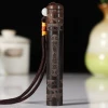 Chinese Retro design wooden lighter No button Blow it to ignite Usb lighter