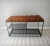 Import Classy Shoe Racks, Leather bench with shoe rack, Industrial Furniture from India