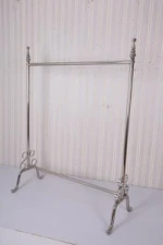 Clothes display hook wall mounted clothes hanger rac Clothes display rack stand chrome