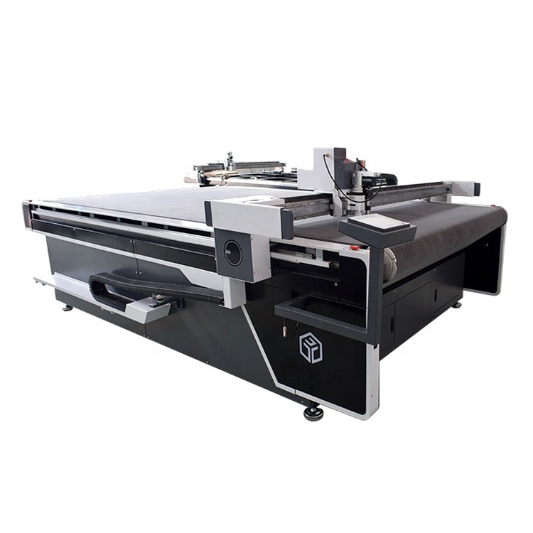 CNC cutter Muliti-layers fabrics High Power Oscillating knife cutting machine