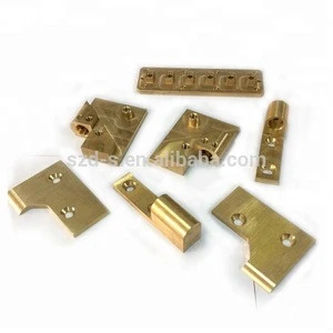 CNC machining metal plastic for computer parts auto part copper aluminum block milling and turning service