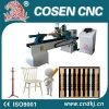 cnc wood lathe/woodworking machine/baseball bat cnc wood turning lathe