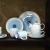 Import Coffee &amp; tea set custom color fancy handmade porcelain saucer with one cup from China