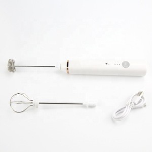 coffee &amp; tea tools cappuccino maker frother rechargeable coffee blender handheld milk frother and egg whisk integrated