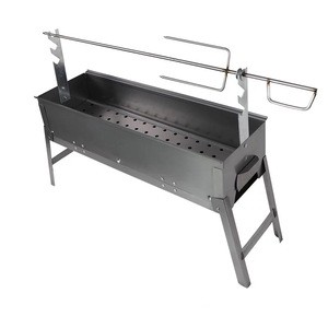 Cold rolled steel outdoor camping charcoal barbecue grill bbc grill