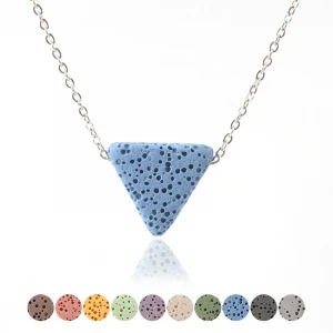 color Multi - shaped necklace of volcanic rock essential oil necklace