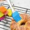 Color silicone oil brush split transparent handle kitchen outdoor barbecue oil brush