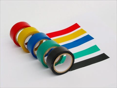 coloured fireproof PVC electrical insulation tape