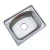 Import Commercial 304 sink apartment kitchen stainless steel single basin from China