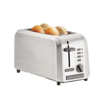 Commercial 4 slices slot Electric bread ovens/ toaster/ maker/ toaster with timer control pop-up