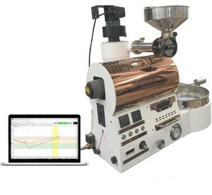 Commercial 600 g coffee roaster home, 500 g gas small coffee roaster machine with data logger