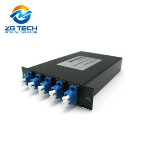 Communication Equipment 8Channel LGX Box Type 1470nm/1490nm/1510nm/1530nm Fiber Optic WDM CWDM