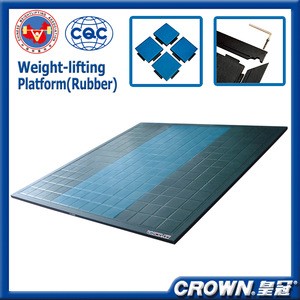 Competition weight lifting equipment, Wodden Weight lifting Platform, Heavy Duty Gym Weight lifting floor plates
