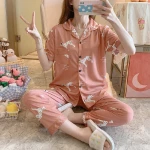 Competitive price most popular sleepwear women set pajamas pants