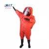 Completely sealed anti-acid protective firefighterchemical protection suit