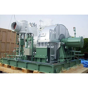 Condensing steam turbine electrical generator for power plant