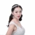 Import Copper Alloy Silk Ribbon Crystal Flower Pearl Bridal Hair Accessories from China