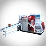 Copper and plastic wire cable separator machine with dust cleaning equipment