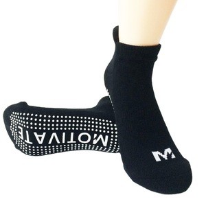 cotton custom logo grip barre trampoline ankle pilates yoga socks for women non-slip