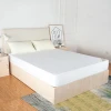 Cotton terry cloth white plain waterproof mattress bedspread