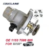 COUCLAINE Engine Coolant Thermostat Housing Assembly for BMW 750i 750Li X5 11537586885