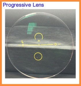 Cr-39 1.499 1.56 1.59 1.61 1.67 1.74 single vision bifocal progressive eyeglasses lenses, optic lens