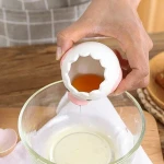 Creative ceramic egg separator , Kawaii  chicken shape egg yolk separator,egg divider for kitchen cooking