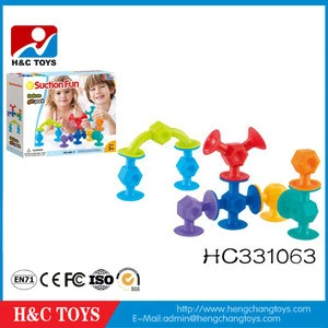 Creative toys suction silicone building blocks for kids HC331062