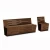 Import Crossed Contemporary Laser-cut Steel Bench corten steel rusted steel garden bench from China