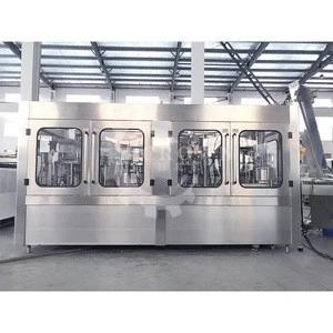 Crown Automatic Commercial Carbonated Soft Drink Making Machine / Sparkling Water Filling Production Machinery