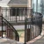 Import crystal glass rod spiral stair with curved indoor cable railing ss staircase steel handrails for outdoor steps from China