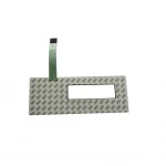 Custom flexible membrane keyboard switch PET keypad design stylish panel membrane switch