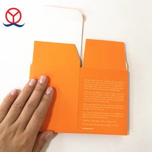 Custom Folded  Yellow  Cheap Tea Packaging Box Square Paper Packing Boxes For Tea