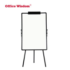 Custom free standing portable mobile flip chart smart whiteboard price with sticker