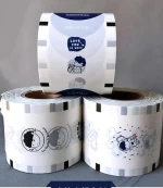 Custom high quality sealing waterproof cup sealing film plastic/paper roll film packaging for paper cups