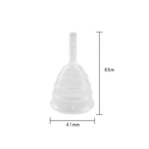 Custom lady personal care  period silicone cup feminine hygiene stayfree  women period cycle menstrual cup with valve