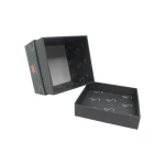 Custom Logo Candle Packaging Boxes Full Color Cardboard Gift Paper Lid Bottom Box