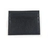 Custom logo card holder credit slim organizer black card holder pu leather for men and women