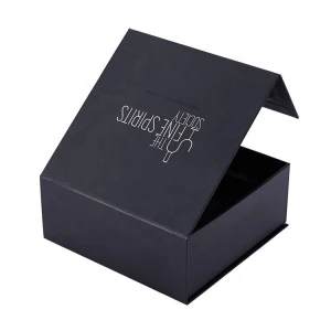Custom Logo Matte Black Cardboard Packaging Boxes A4 Paper Boxes
