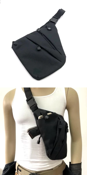 Custom logo waterproof waist bag men&#x27;s sports crossbody chest shoulder bag outdoor camouflage tactical travel bag