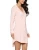 Import Custom Long Sleeve Sleepwear Button Front Bamboo Nightshirt from China